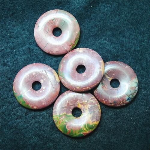 Nature picaso stone pendant red turquoisee stone for necklace making stone accessories jewelry findings size 30mm,35mm