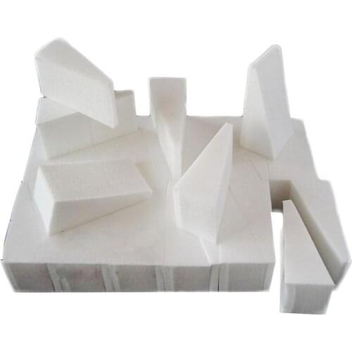 24 Pcs / Set Triangle Soft Makeup Sponge Face Foundation Powder Lubricating Concealer Cosmetic Puff Too Cream Blend V2Z7