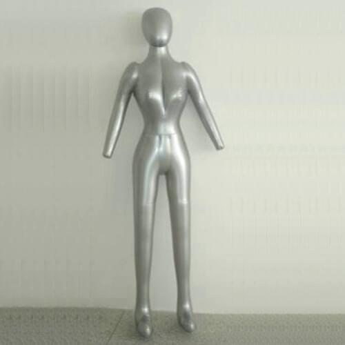 Free Shipping! female Inflatable PVC mannequin full body with head & arms, mannequin inflated model/clothing display props