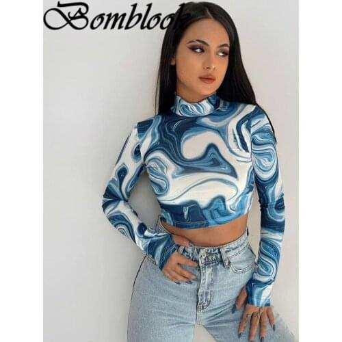 Женские укороченные футболки Bomblook China At AliExpress