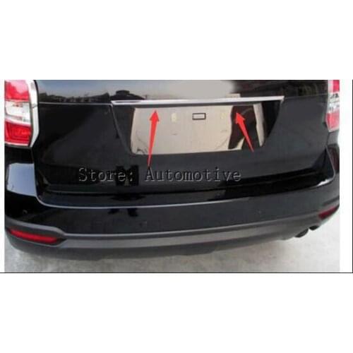 FOR 2013 2014 2015 2016 2017 for Subaru FORESTER CHROME REAR BOOT DOOR TRUNK LID COVER TRIM TAILGATE GARNISH