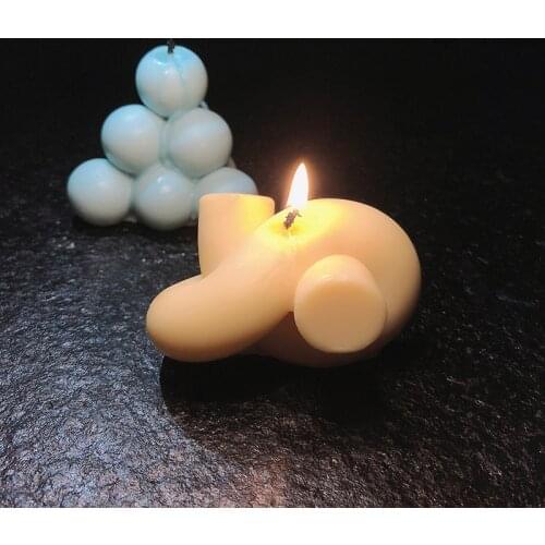 Magic Ball Candle Moulds Korean Style Coil knot spiral Mold Ornament Scented Candle Silicone Mold for Candle Making Resin Mold