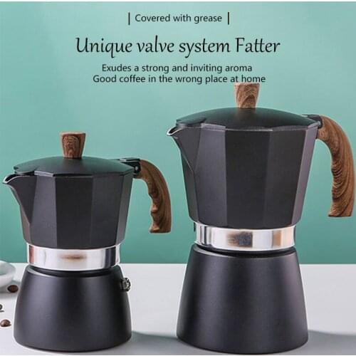 150/300ml Moka Espresso Cafeteira Percolator Pot Express Moka Pot Stovetop Coffee Moka Coffee Pots