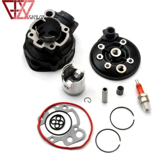 90cc 49mm Big Bore Cylinder Kit & Head For Keeway TX 50 X-Ray 50cc Supermoto Minarelli AM6 2-Stroke 1E40MB Engine