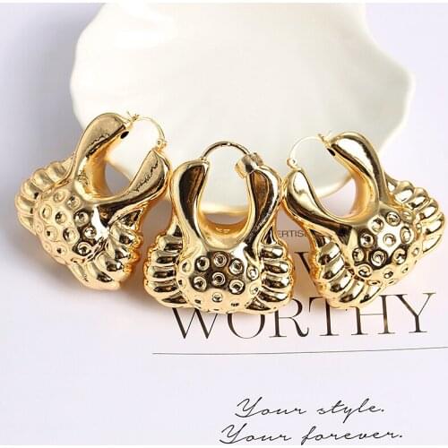 Fashion Jewelry Sets Hollow Luxurious Copper Hoop Earring Pendant For Women Girls Birthday Party Christmas Gift Trend 2020 New