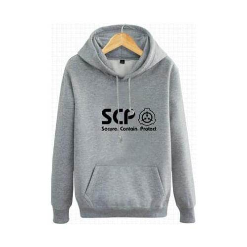 High-Q Unisex Anime SCP Special Containment Procedures Foundation Casual Cotton Hooded Hoodie Pullover Sweatshirts