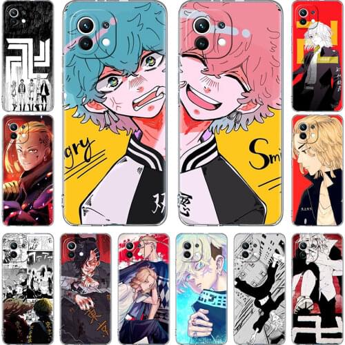 Anime Tokyo Revengers Funda Clear Case For Xiaomi Mi Poco X3 NFC Note 10 11 9T 10T Pro 11i F3 M3 X2 X3 GT 11Lite Phone Covers