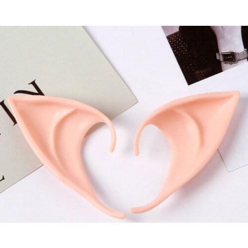 Mysterious Angel Elf Ears Latex Fake Ear Props Halloween Party Fairy Cosplay Costume Decoration