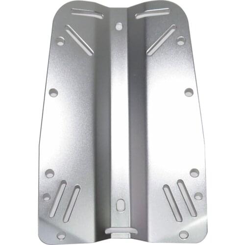 Universal Small Scuba Diving Aluminum Back Plate Backplate Dive BCD Harness for Snorkeling