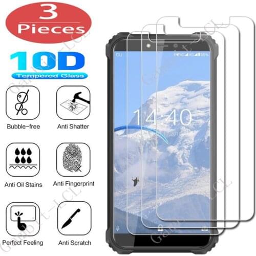 3Pcs Protection Glass For Oukitel WP5 Pro WP8 WP6 WP7 C12 Plus C17 K10 K5 K12 K13 K7 Power Tempered Screen Protective Cover Film