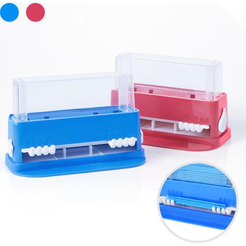 2 colors Disposable Micro Applicator Tip Bendable Sticks Brush Dispenser with Box Cotton Tip Dispenser microblading Supplies