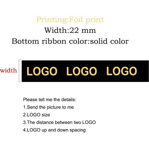 25mm width heat transfer foil printing solid color grosgrain ribbon custom design pattern wedding accessories 300 yards