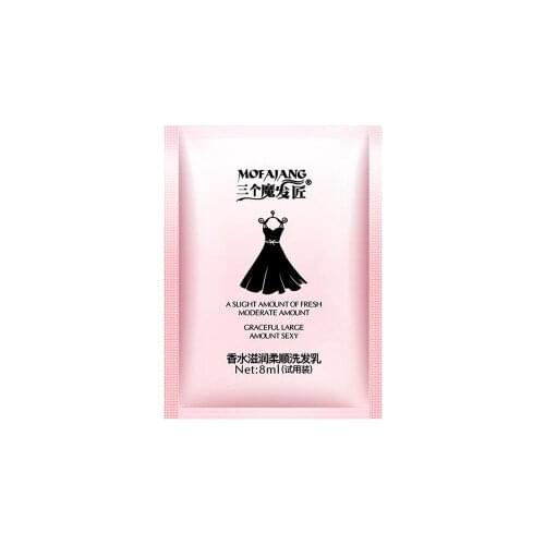 5pcs Three magic hairdresser black dress shampoo shampoo small anti-dandruff softening shampoo conditioner