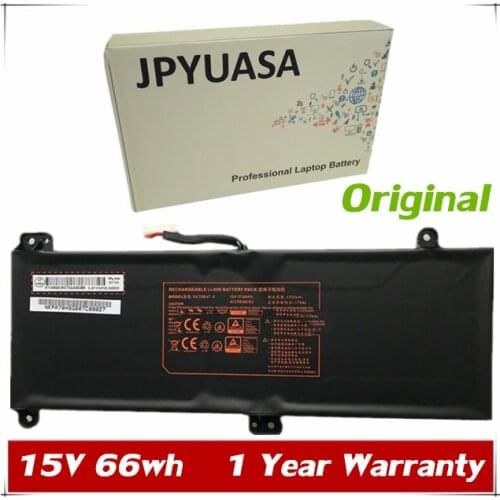 7XINbox 15V 66wh 4320mAh Original PA70BAT-4 4ICP6/66/83 Laptop Battery For Clevo PA70HP6-G PA70HS-G PA71HP6-G PA71HS-G Tablet