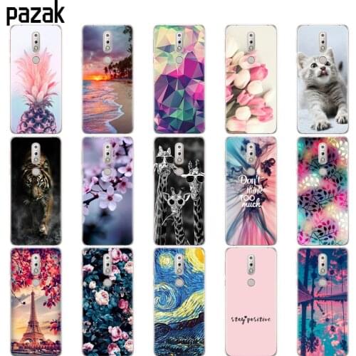 On For Nokia 7.1 Case coque 5.84 inch soft tpu silicon cover for Nokia 7 2018 copa bumper 360 Protective copa fundas cute animal