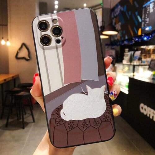Sumkeymi Phone Holder Case For iphone 11 12 7 8 Plus mini Pro Max X XS XR Hand Band Cases Cute Girl Soft TPU Cover