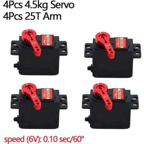 JX PDI-2504MG Metal Gear Digital Servo for RC Trex Align 450 500 ALZRC 420 Helicopter Fixed-wing Airplane Car Monster Truck