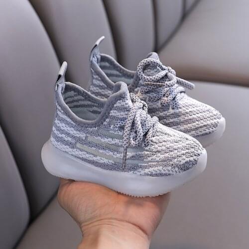 Baby Shoes Spring Autumn Boys Girls Soft-soled Toddler Shoes 1-3-6 Years Old Children Shoes Flying Woven Mesh Kids Sneakers