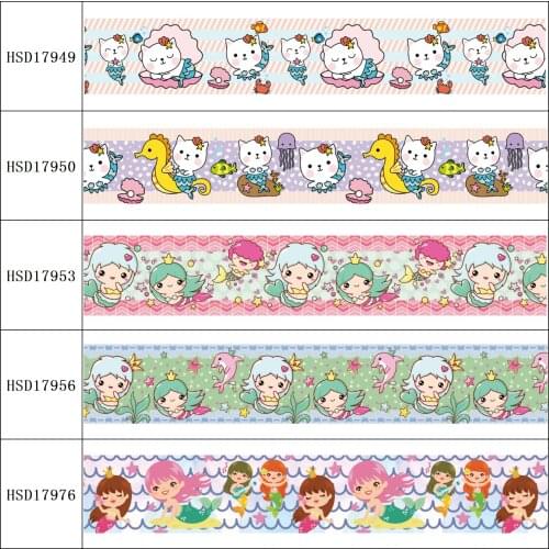 HSDRibbon free shipping 3" 75mm heat transfer printed hsd-design series Grosgrain Ribbon 50Yards/Roll