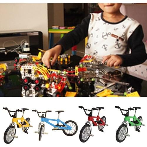 1pc 4 Colors Miniature Finger Mountain Bike Model Toy For Boys Kids Children Mini Alloy Creative 1:18 Bicycle Toys Kids Suitable