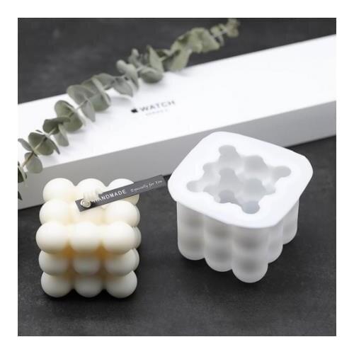 New DIY Candles Mould Soy Wax Candle Mold Aromatherapy Plaster Candle 3D Silicone Mold Hand-made Soy Aroma Wax Soap Candles Mold