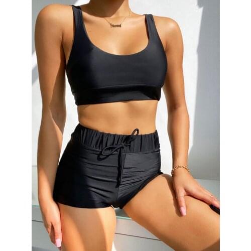 POINCIANA Black Swimwear