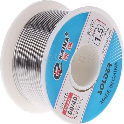 High Quality 0.5mm 100g 60/40 Rosin Core Pb Solder Wire Welding Soldering Flow 2.0% Iron wire in Coil