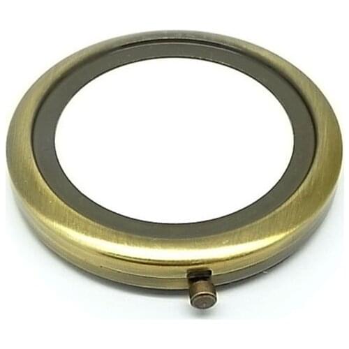 Blank Metal compact mirrors Great for DIY cosmetic makeup mirror Wedding Party Gift #18410 50X/LOT