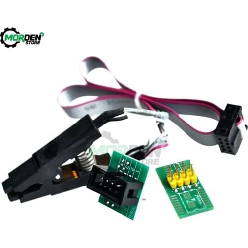 SOIC8 SOP8 Test Clip Update Version For EEPROM 93CXX / 25CXX / 24CXX in-circuit Programming + 2 Adapter Boards