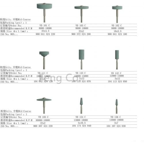 Dental Lab Diamond Material Ceramic Grinding Grinder Zirconia Full Crowns Polisher Dentistry Polishing Tools