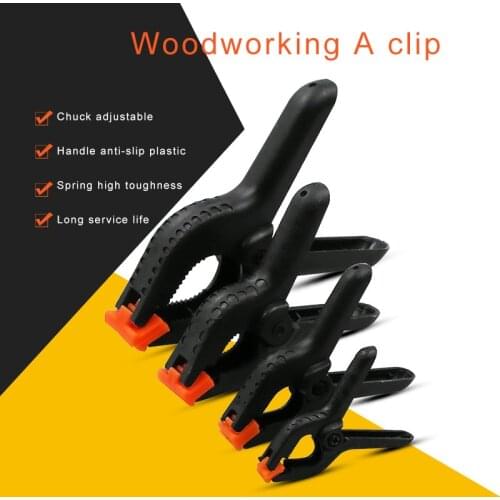 Universal Clip Inches Woodworking Spring Clamps Tools Plastic Nylon Toggle Clamp for Woodwork Spring Clip Photo Studio Pipe Cla