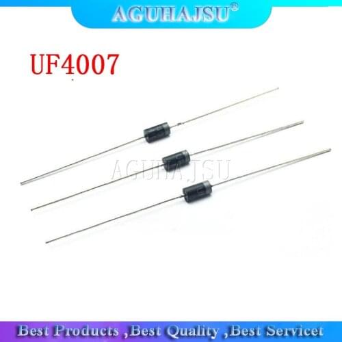 100PCS Rectifier Diode 1A 100 0 V DO-41 UF4007
