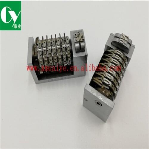 13 pcs High quality Numbering Machine 7 Digit 4*8 for Letterpress Numbering Machine