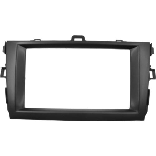 2Din DVD GPS Stereo Radio Fascia For Toyota Corolla 2008-2010 Dashboard Frame Panel Mounting Installation Trim Kit