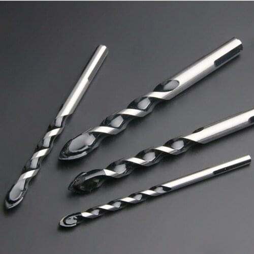 6/8/10/12mm Triangular Drill Extended Tile Bit Woodworking Tools Glass Cement Wall Hole Opener Ceramic Drills