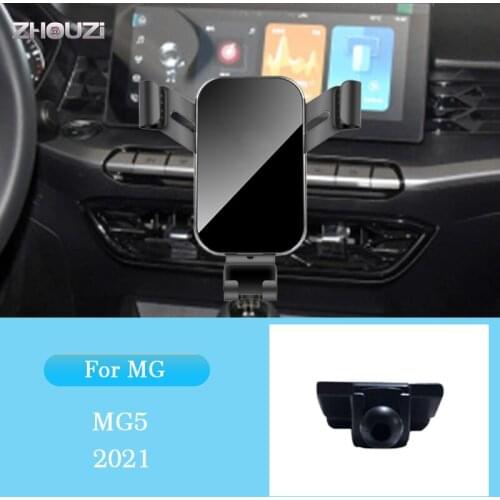 Car Mobile Phone Holder Clip For MG MG5 2021 Air Vent GPS Stand Gravity Navigation Bracket Accessories