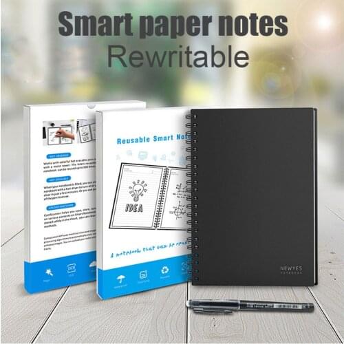 A5 / B5 Smart Reusable Erasable Notebook Paper Tear Resistance App Backup Two Sizes For Students Business GDeals