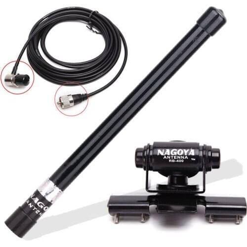 Nagoya NL-350 Dual Band 144/430MHz 100W High Gain Mini Fiberglass Antenna NL350 for QYT TYT Baojie Mobile Station Car Radio