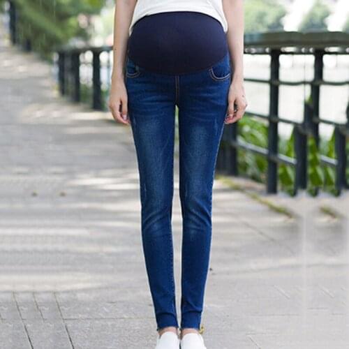 PatPat 2021 New Arrival Casual Belly Care Maternity Jeans
