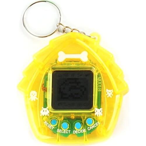Mini Electronic Pet Interactive Handhold Game Toy with Screen Music Sound Keychain Nostalgic Digital Pet 90S Popularity 69HE