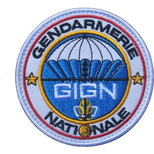 GIGN Gendarmerie Nationale French Patches Embroidery military Tactical patch armband patch special force for jacket