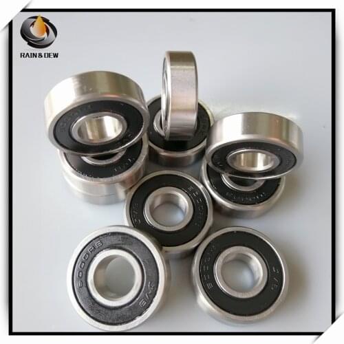 2Pcs High Quality Deep Groove Ball Bearing 6000 6001 6002 RS Ball Bearing ABEC-7 Rubber Sealed