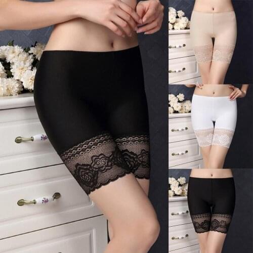 2020 Hot Safe Short Pants Tights For Women Safety Shorts Lace Lady Shorts Panties Pants Summer Under Casual T9C6