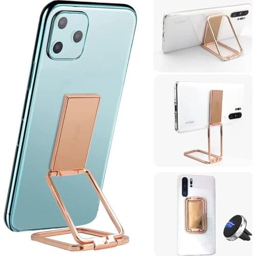 2021 Luxury Spin Rotatable Phone Holder 360 Degree Rotatable Metal Finger Ring Smartphone Socket For Magnetic Smartphone Stand