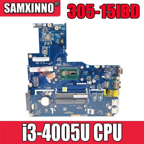 FOR LENOVO IDEAPAD B50-70 B50-80 305-15IBD Laptop Motherboard i3-4005U ZIWB2 ZIWB3 ZIWE1 LA-B092