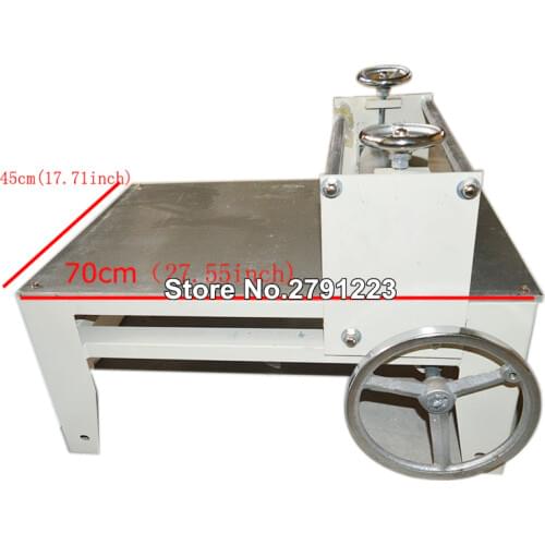 Ceramic clay plate machine Slab Roller for Clay, Heavy Duty, Portable, Tabletop, Adjustable, No Shims