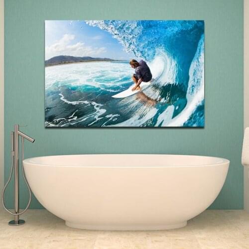 Surfing Ocean Sea Waves Extreme Sport Canvas Posters Prints Wall Art Painting Decorative Picture Modern Home Decoration Artwork