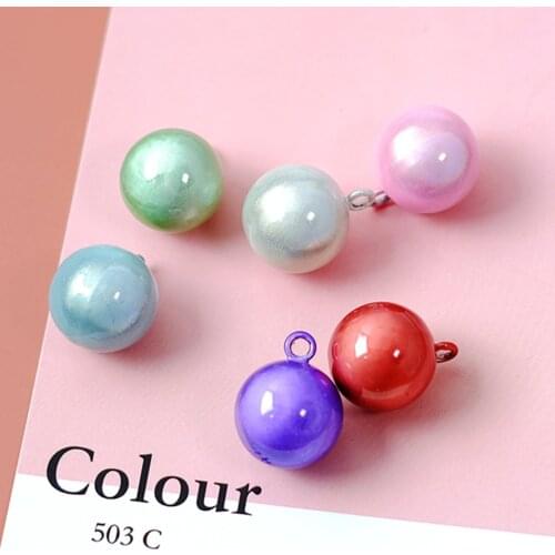 Japanese High Quality Dreamy Beads Water Sound Bells Charms DIY Beads Pendant for Jewlery Making Bracelet Necklace Keychains New