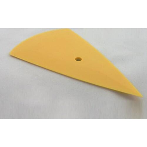 Yellow Wide Curved Contour Sign Squeegee For Vehicle Wrapping & Window Tinting MO-201Y