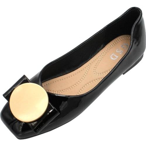 Net Red Single Shoes Female Flat Head 2019 Spring Summer Womens Wild Flat Shoes Female Shallow Mouth Soft Bottom Scoop Shoes